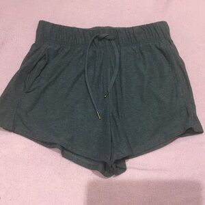 Athletic Works Women's Teal Drawstring Athletic Shorts